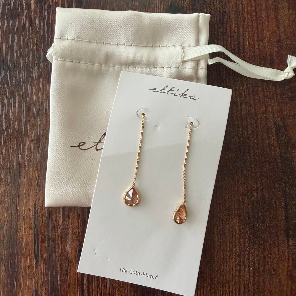 ETTIKA Barely There Chain Dangle Earrings